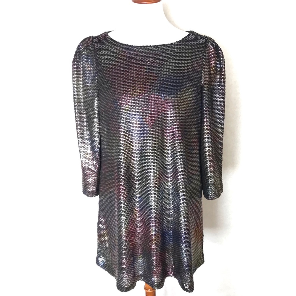 Free People Diamonds Are Forever Dress Metallic - Picture 2 of 8